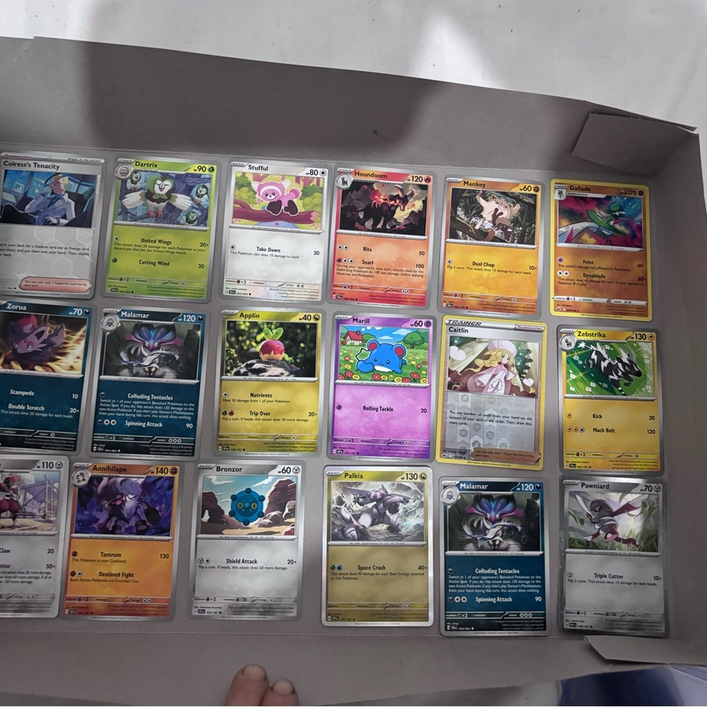 Pokemon cards, trading cards, game cards